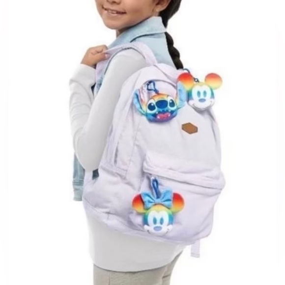 Disney Pride Mickey and Minnie Mouse Stuffed Key Chains - Picture 6 of 8